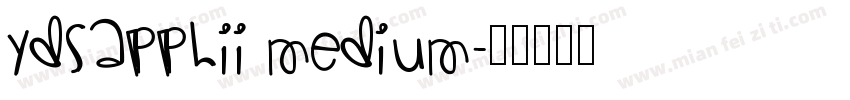 YDSapphII Medium字体转换